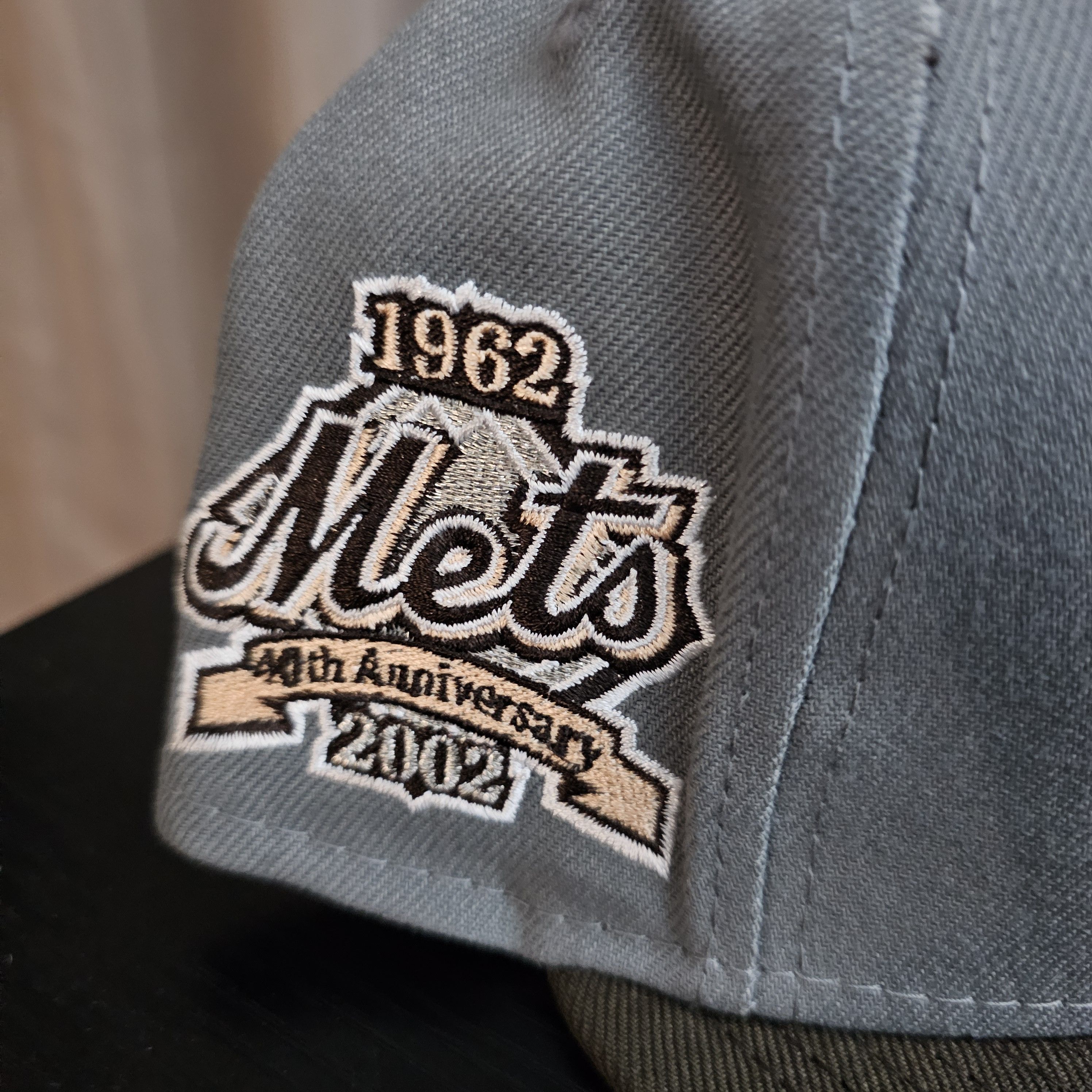 New Era 2002 New York Mets 40th Anniversary Gray/Brown Heritage Size ONE SIZE - 3 Thumbnail