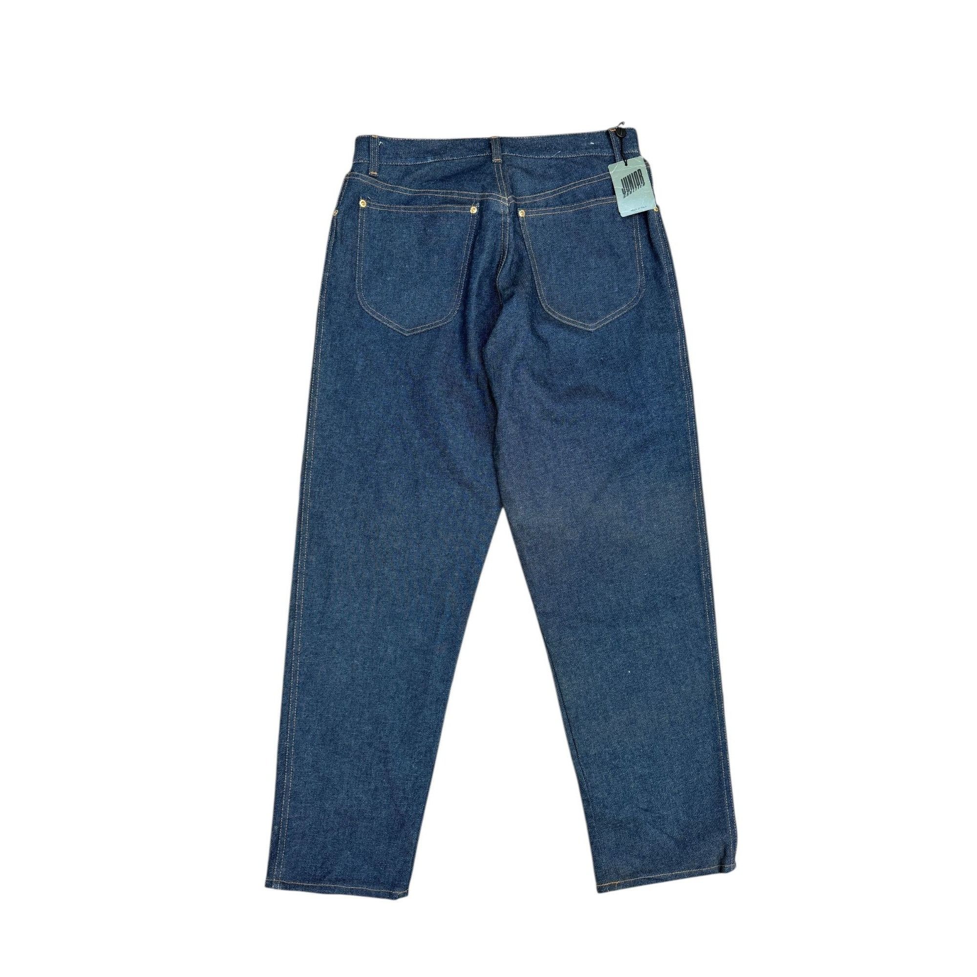 Jean Paul Gaultier Vintage Raw Cut Denim Jeans Size US 30 / EU 46 - 3 Thumbnail