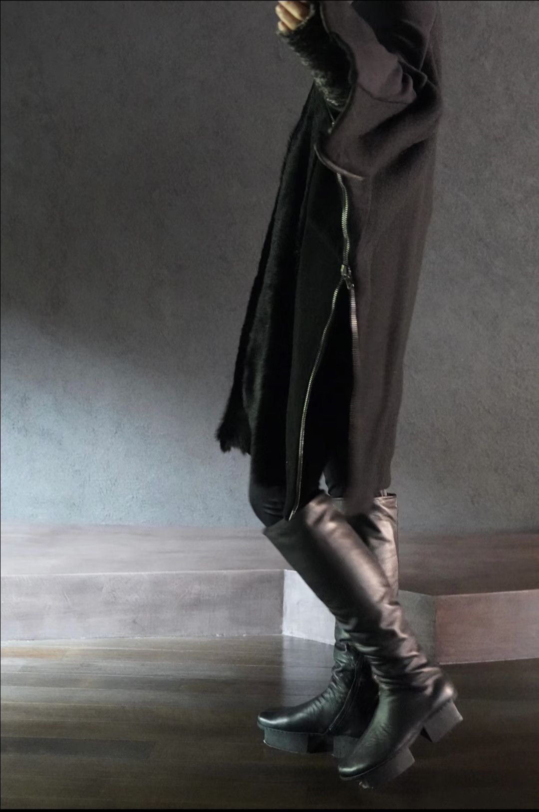 Other Alessandra Marchi Olll horsehair cashmere cocoon overcoat Size M / US 6-8 / IT 42-44 - 14 Thumbnail