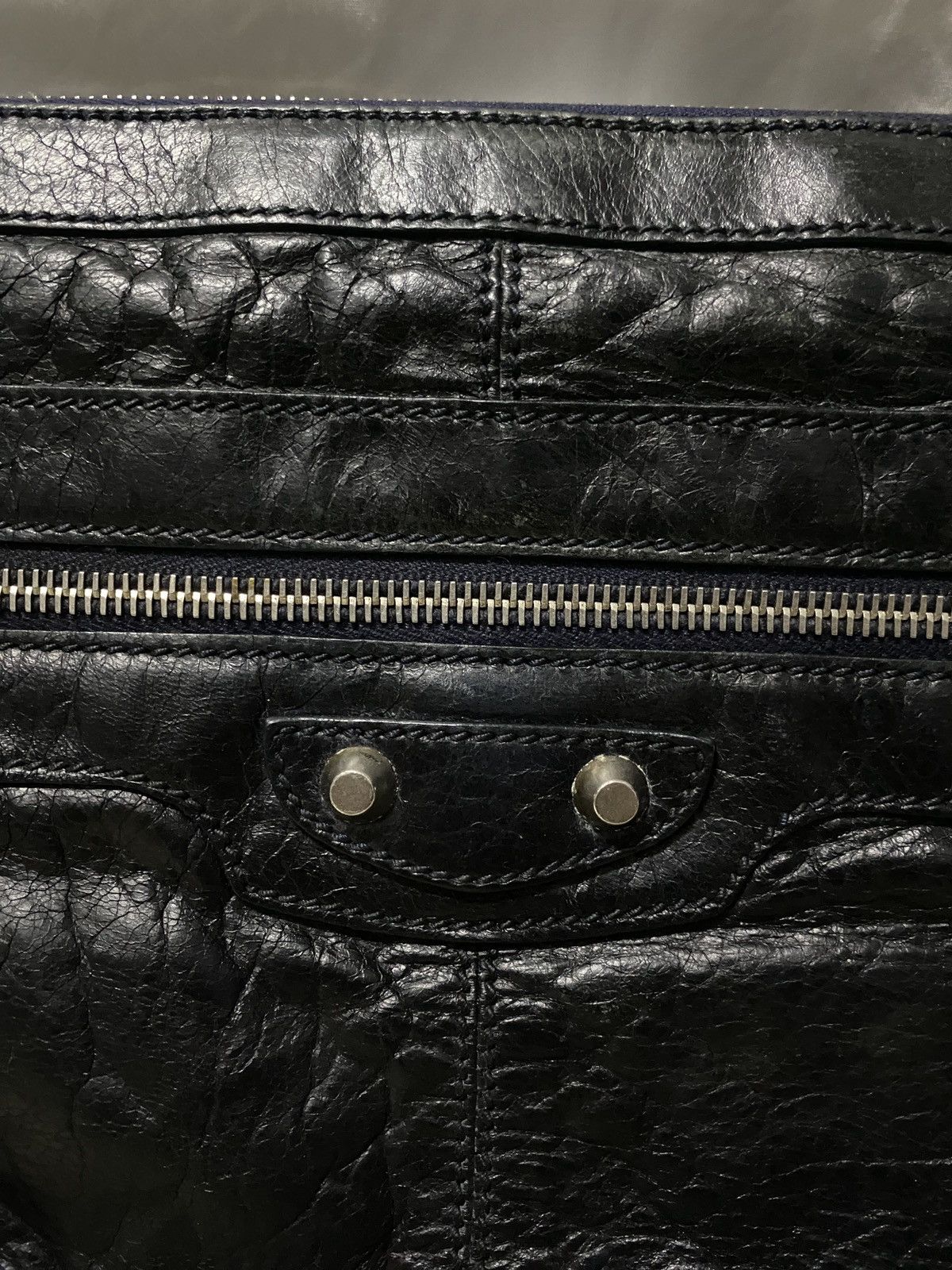 Balenciaga Balenciaga - 2000’s - Lambskin Leather City Clip Clutch Bag Size ONE SIZE - 6 Thumbnail
