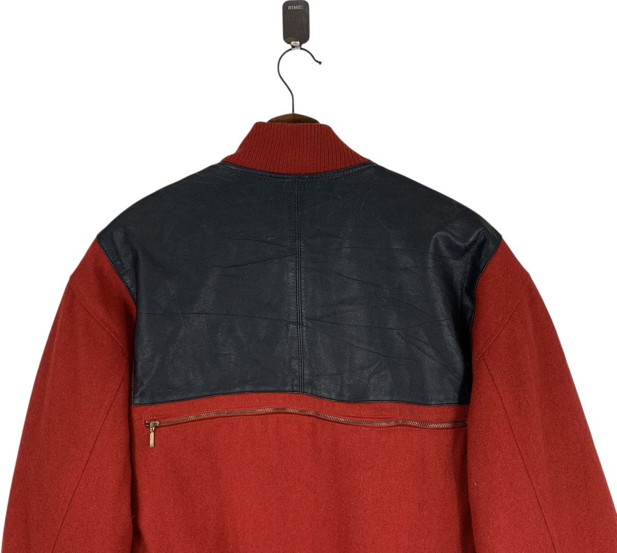 Vintage Vintage Varsity Wool Leather Bomber Jacket Size US M / EU 48-50 / 2 - 7 Thumbnail
