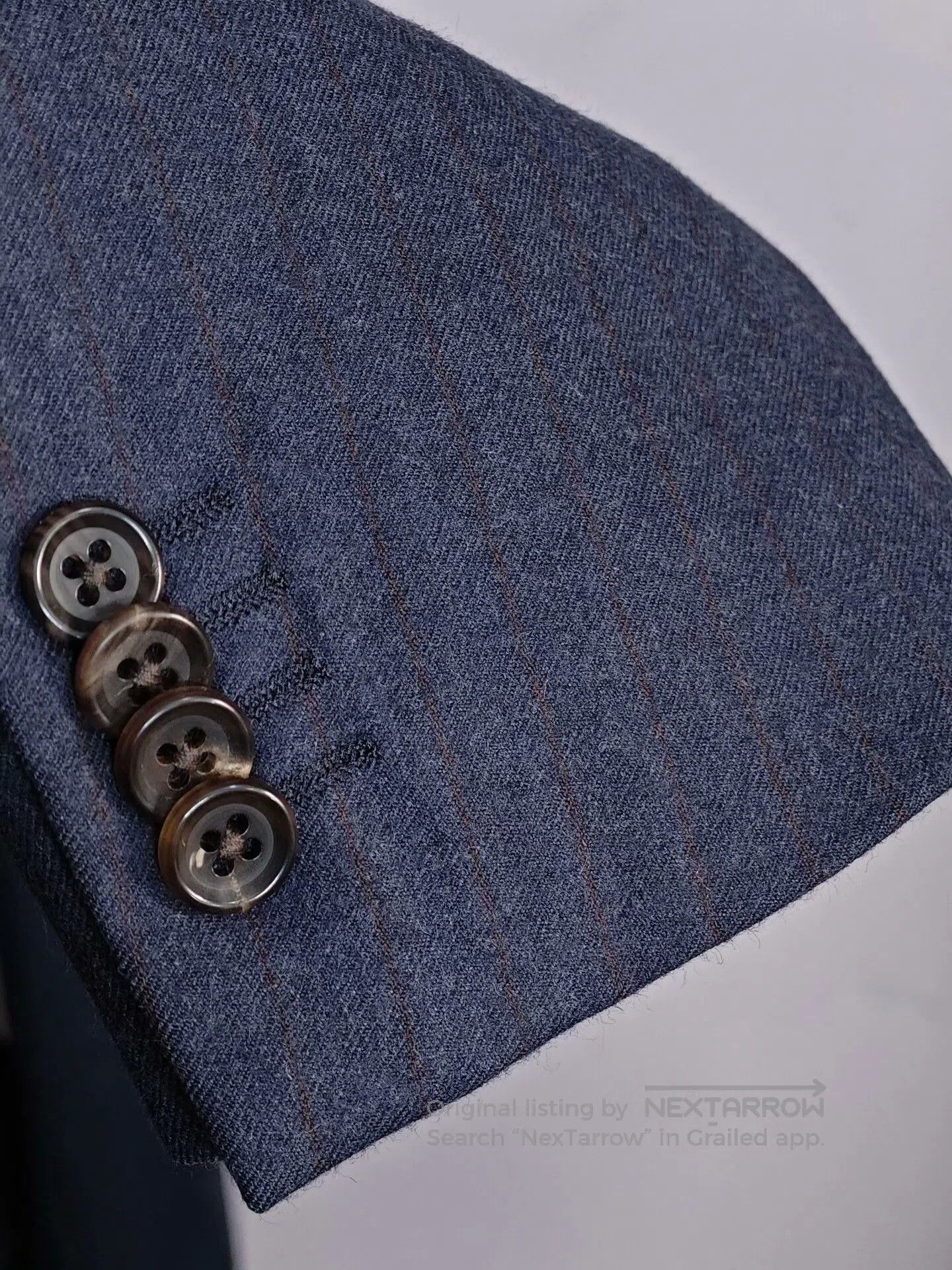 Japanese Brand Dormeuil Wool Half-Lined Custom Suit. Size US M / EU 48-50 / 2 - 4 Thumbnail