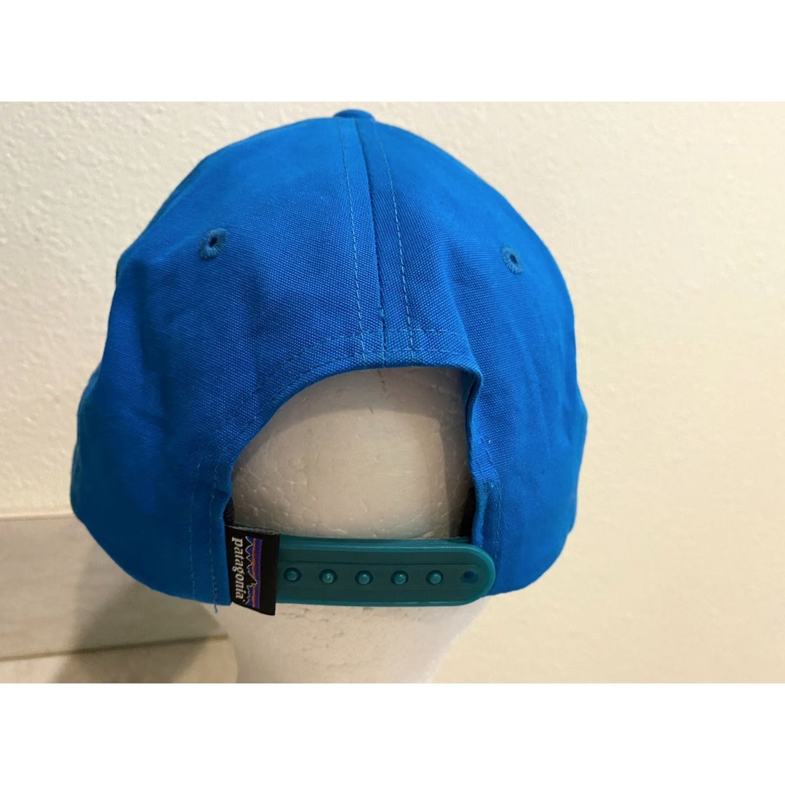 Patagonia VINTAGE? Rare Patagonia Trucker Hat Blue Unusual Collectible Adjustable Unisex Adults Blue Hat Size ONE SIZE - 4 Thumbnail