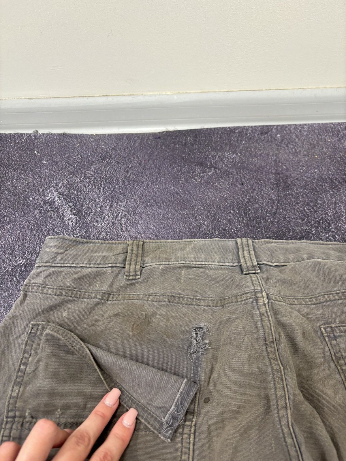 Carhartt Vintage Carhartt Y2K Distressed USA Work Hype Pants Jeans Size US 38 / EU 54 - 7 Thumbnail