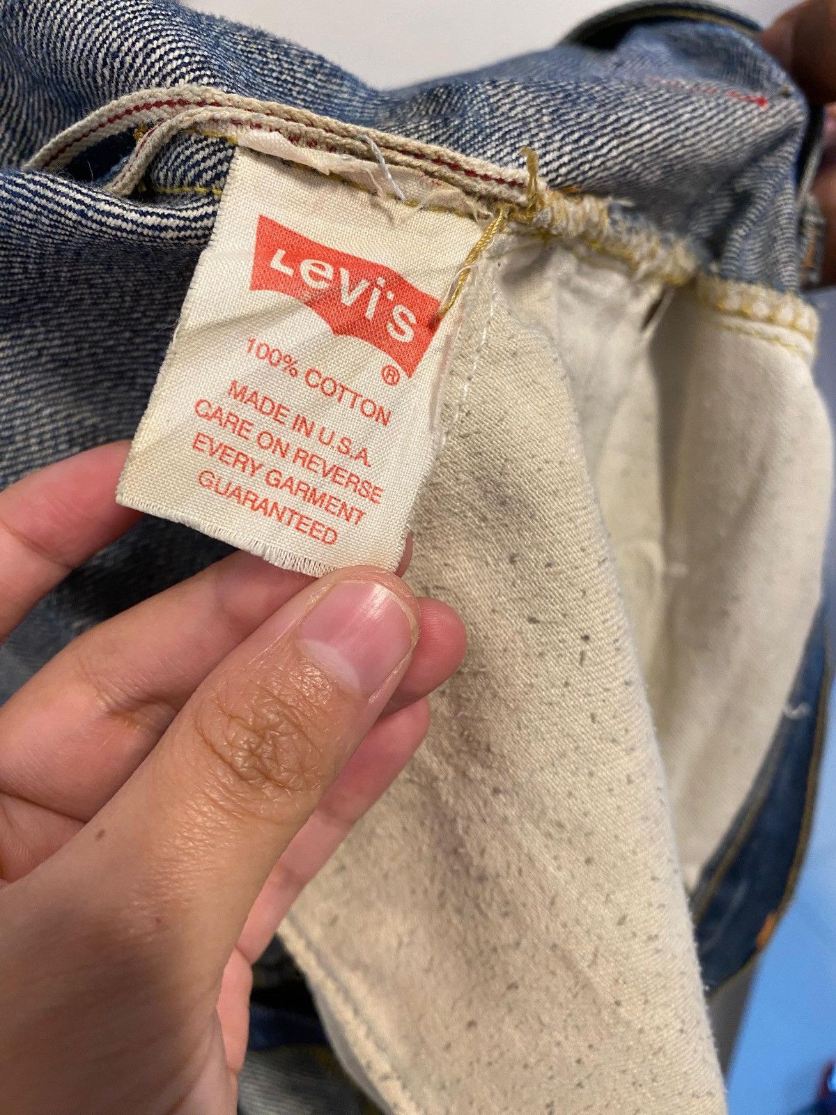 Levi's Vintage Clothing Levi’s 501XX Big E × Coca-Cola Edition Redline Selvedge Size US 30 / EU 46 - 10 Thumbnail