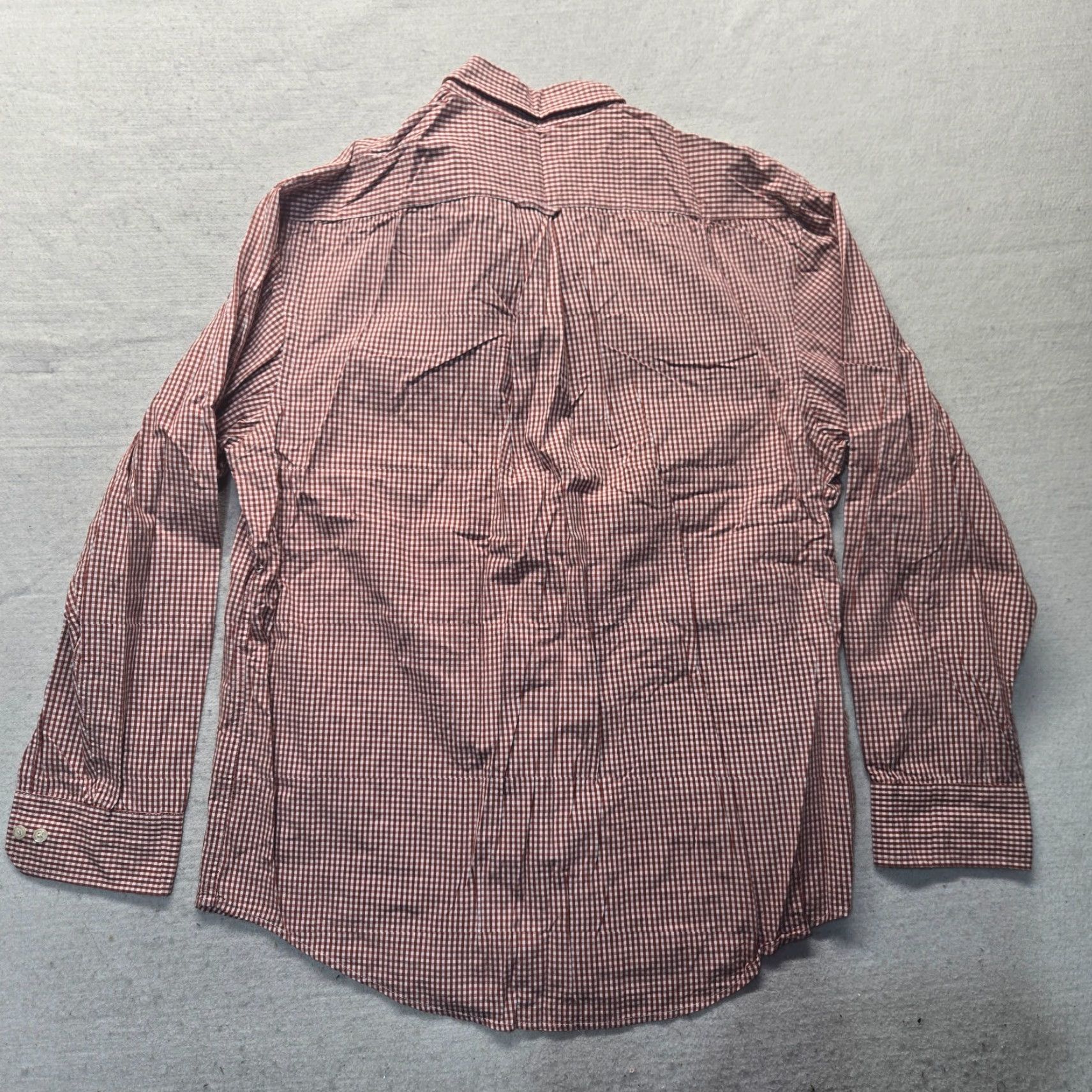 Izod Izod Shirt Check Red Button-Up Long Sleeve Adult Men's Size L Size US L / EU 52-54 / 3 - 6 Thumbnail