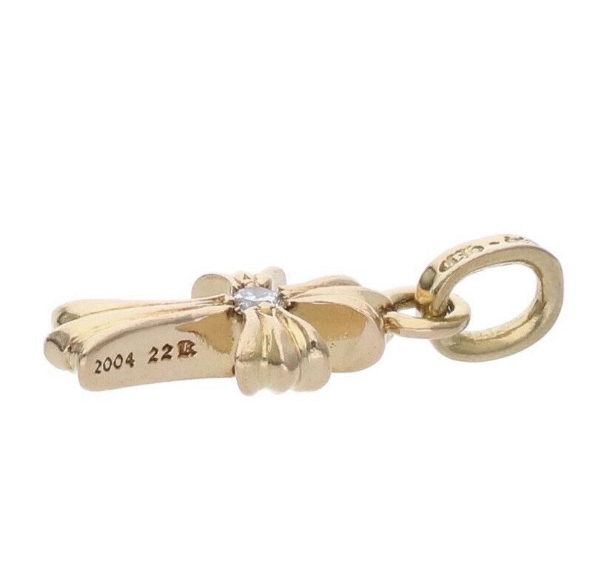 Chrome Hearts Chrome Hearts 22K Gold Baby Fat Diamond Charm Necklace Size ONE SIZE - 4 Thumbnail