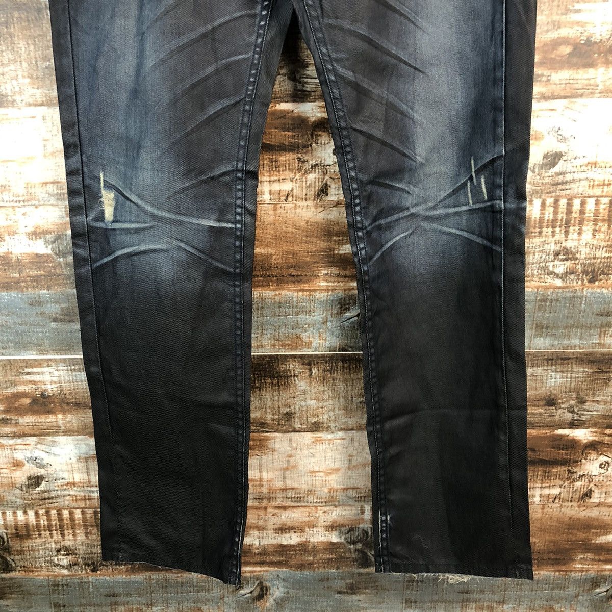 Japanese Brand DLL Osaka Big Train Blue Denim Pants #C095 Size US 38 / EU 54 - 6 Thumbnail
