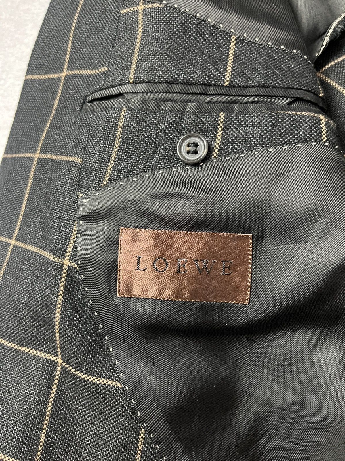 Loewe DDP Loewe Check Luxury Rare Blazer Size 48R - 7 Thumbnail