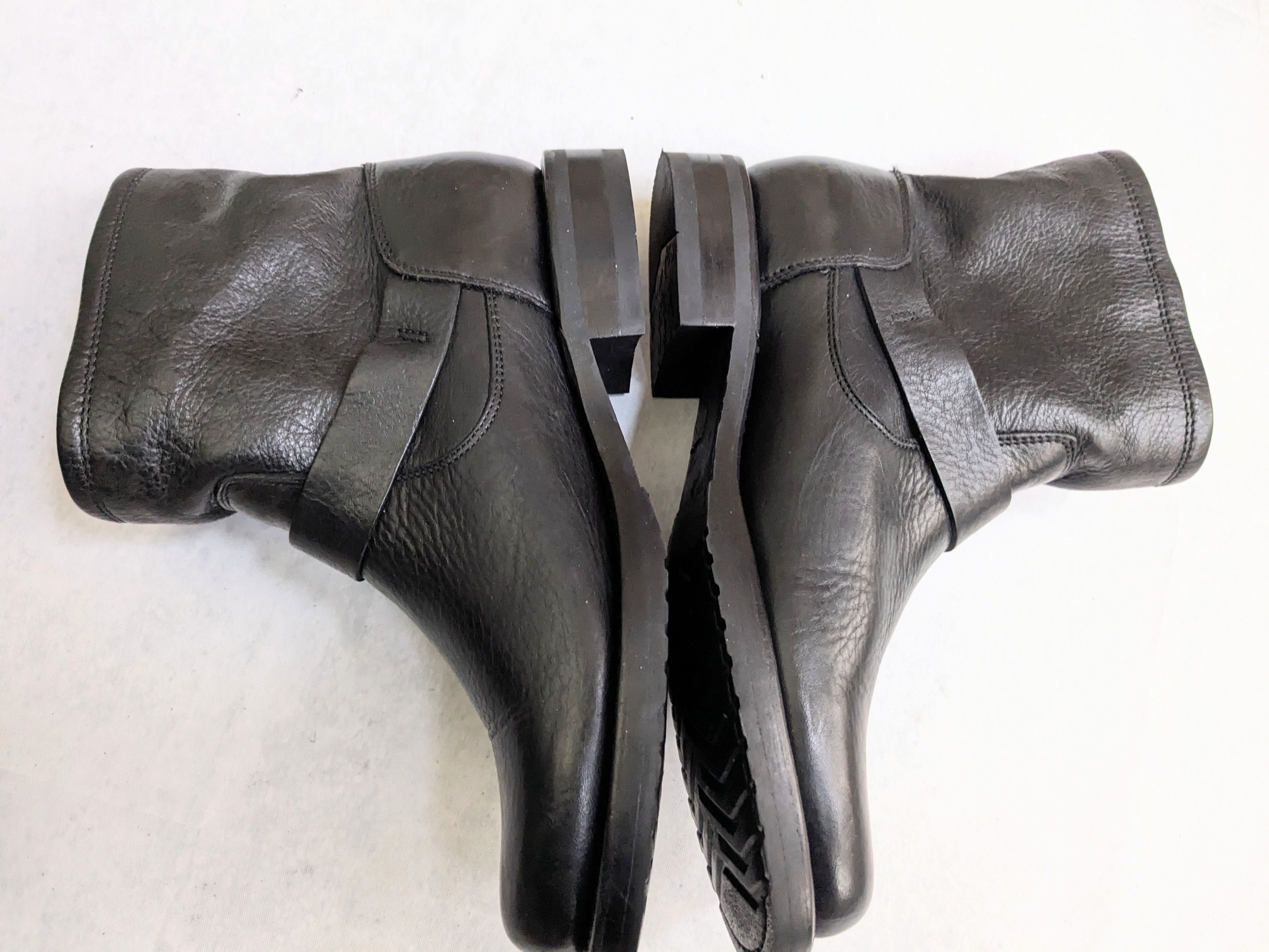Frye Frye Engineer Boots Black Leather 7 Buckle Size US 7 / EU 40 - 8 Thumbnail