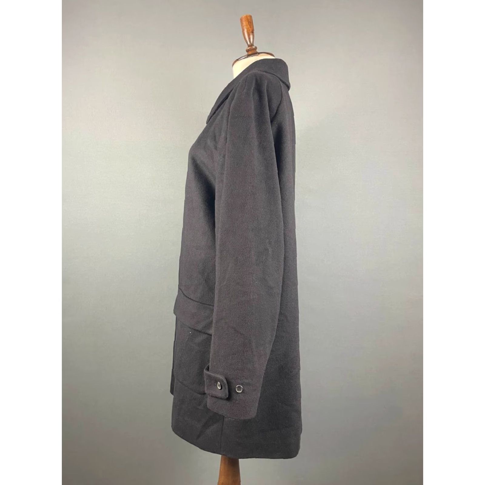 Gieves & Hawkes Gieves & Hawkes Overcoat Black Button Long Sleeve Warm Winter Coat Mens L Regular Wool Classic Size US L / EU 52-54 / 3 - 7 Thumbnail