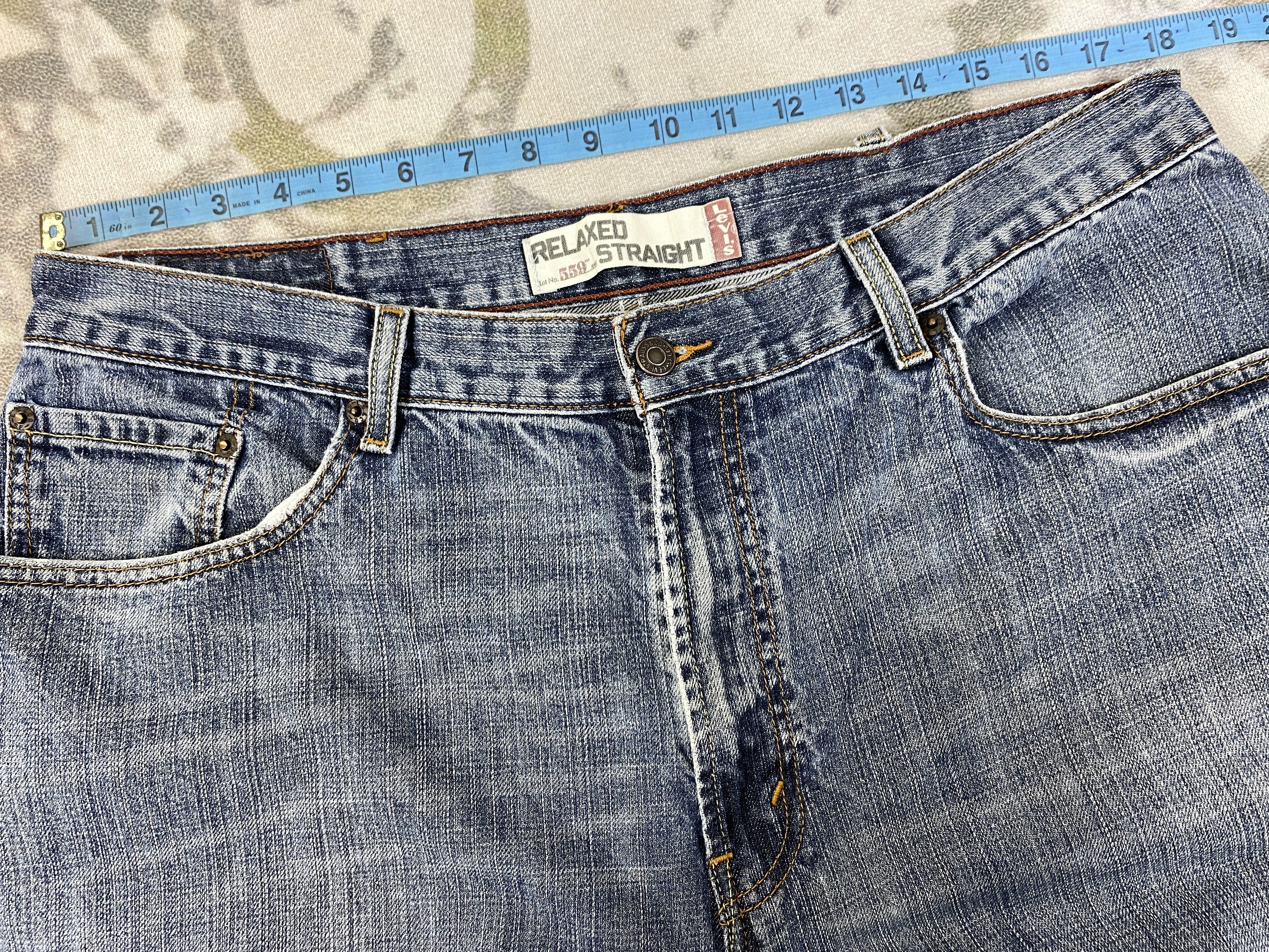Levi's Relaxed Straight Vintage Levi's 559 36 x 32.5 Denim -JN333 Size US 36 / EU 52 - 5 Thumbnail