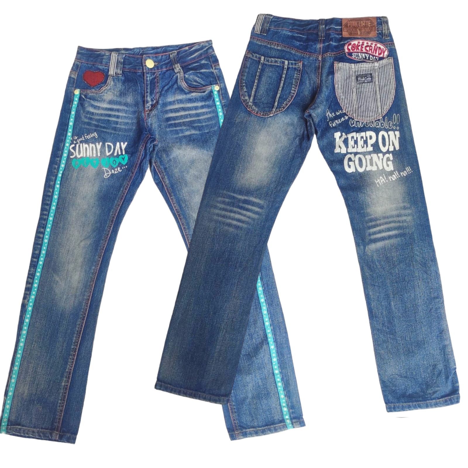 Hysteric Glamour PINK LATTE Denim Jeans Size 28" / US 6 / IT 42 - 1 Thumbnail