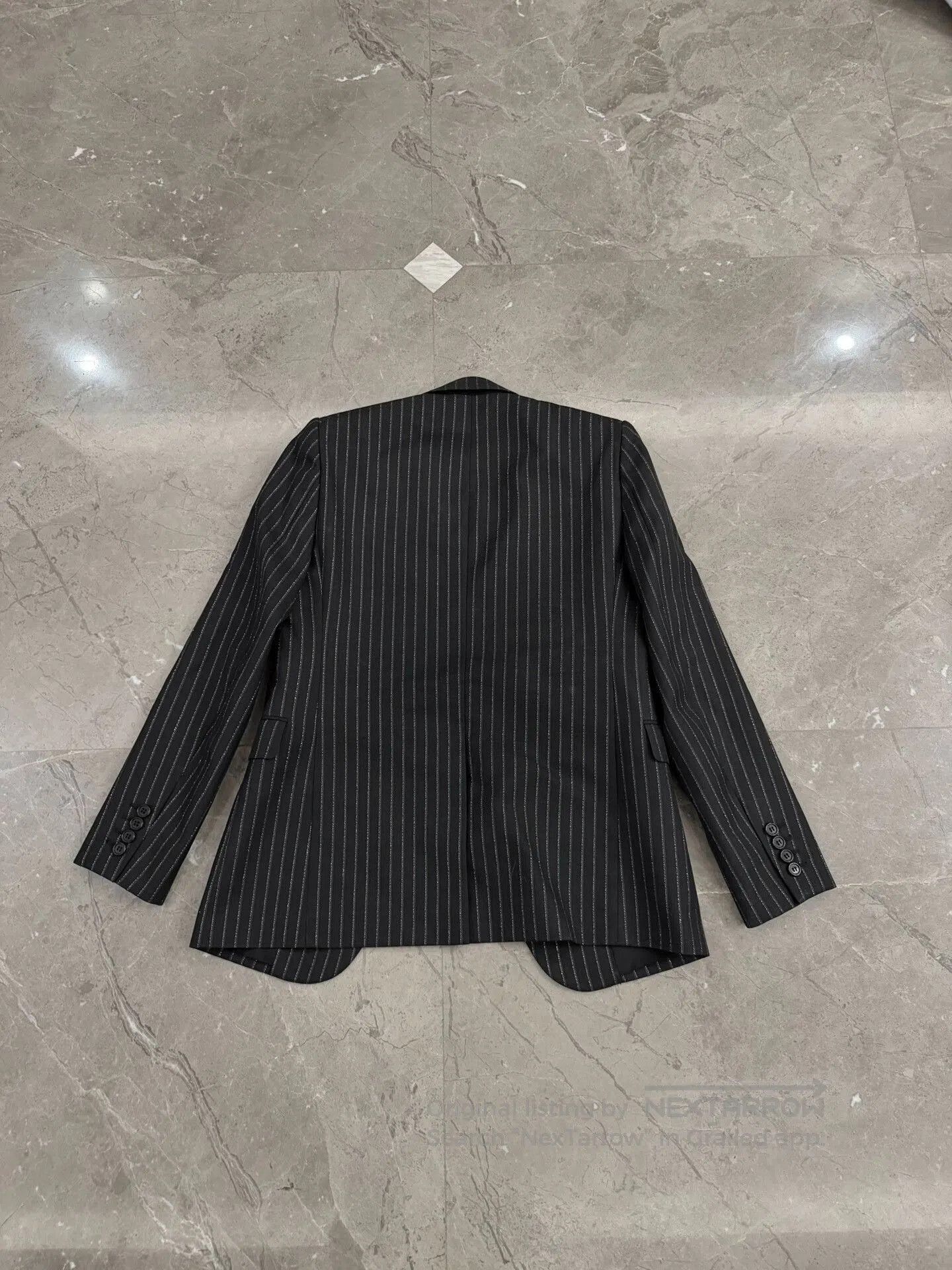 Saint Laurent Paris Saint Laurent Classic Silver Stripe Suit. Size US S / EU 44-46 / 1 - 7 Thumbnail