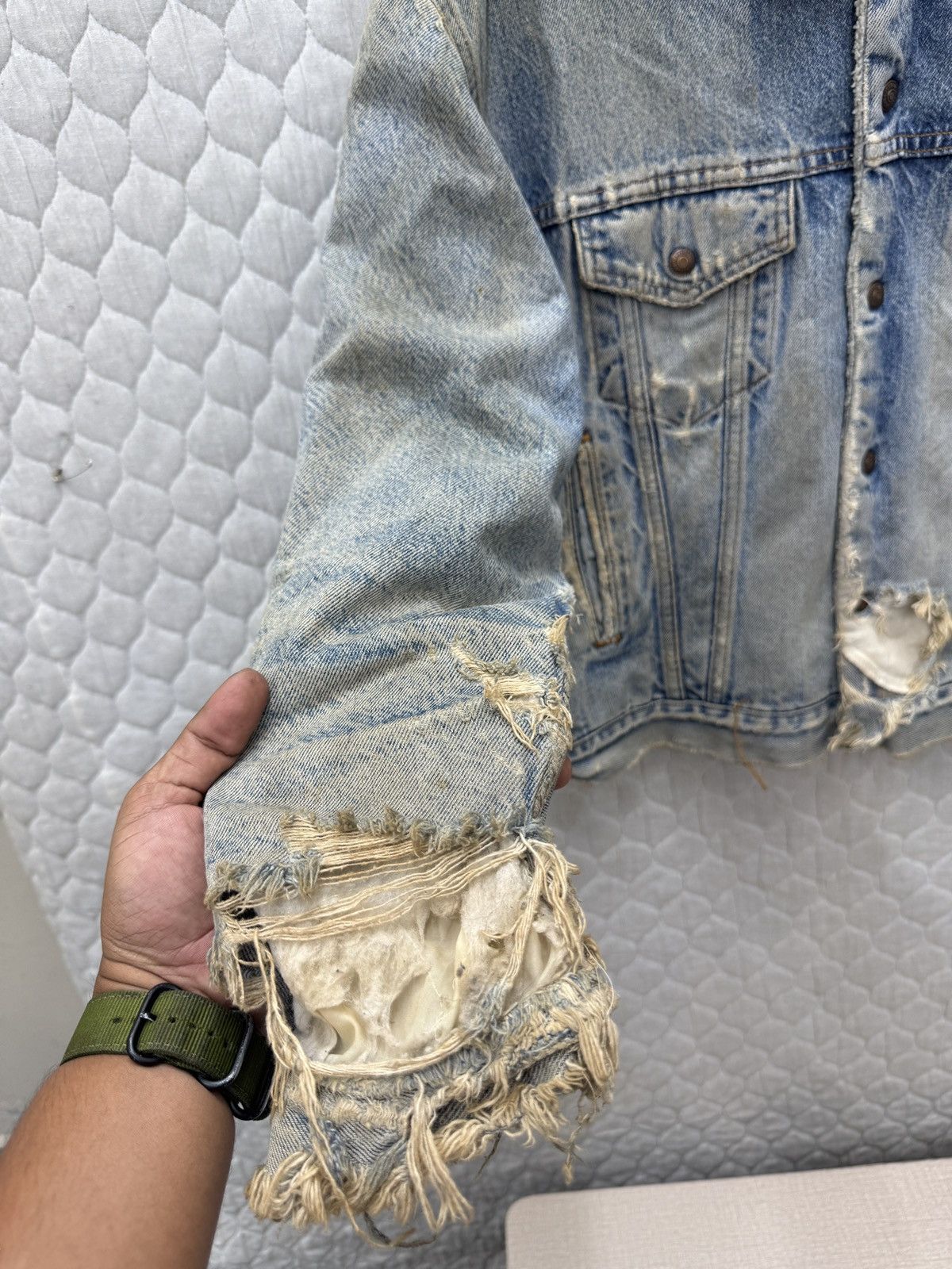 Levi's 🔥🔥💥STEALS VTG LEVIS SHERPA DISTRESSED JACKET Size US M / EU 48-50 / 2 - 11 Thumbnail