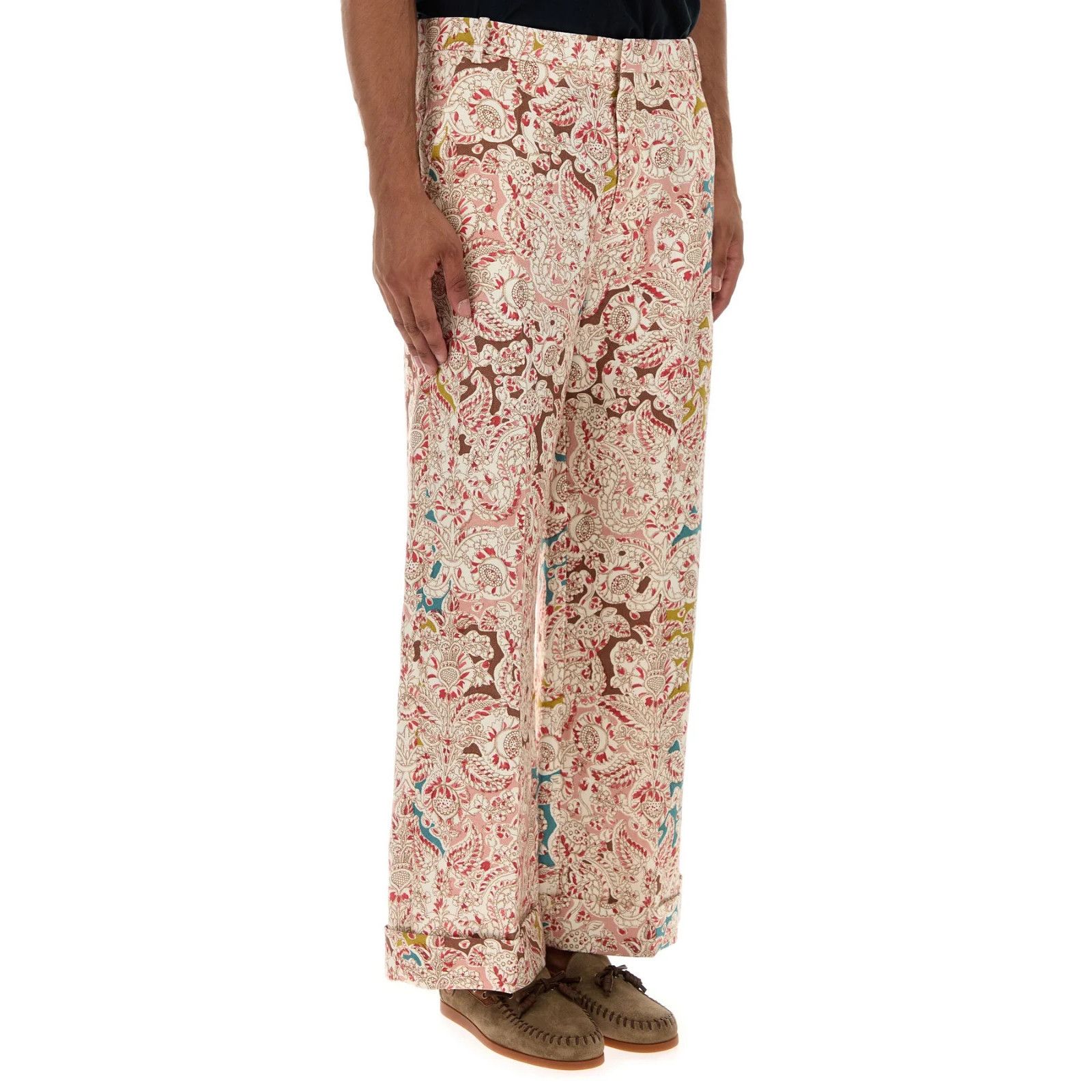 Valentino VALENTINO Printed Hemp Pants New & Authentic (Men's size:US Size US 34 / EU 50 - 3 Thumbnail