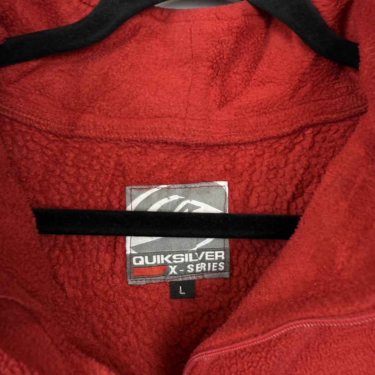 Quiksilver Vintage Quicksilver Fleece Y2K Avant Garde Size US L / EU 52-54 / 3 - 7 Thumbnail