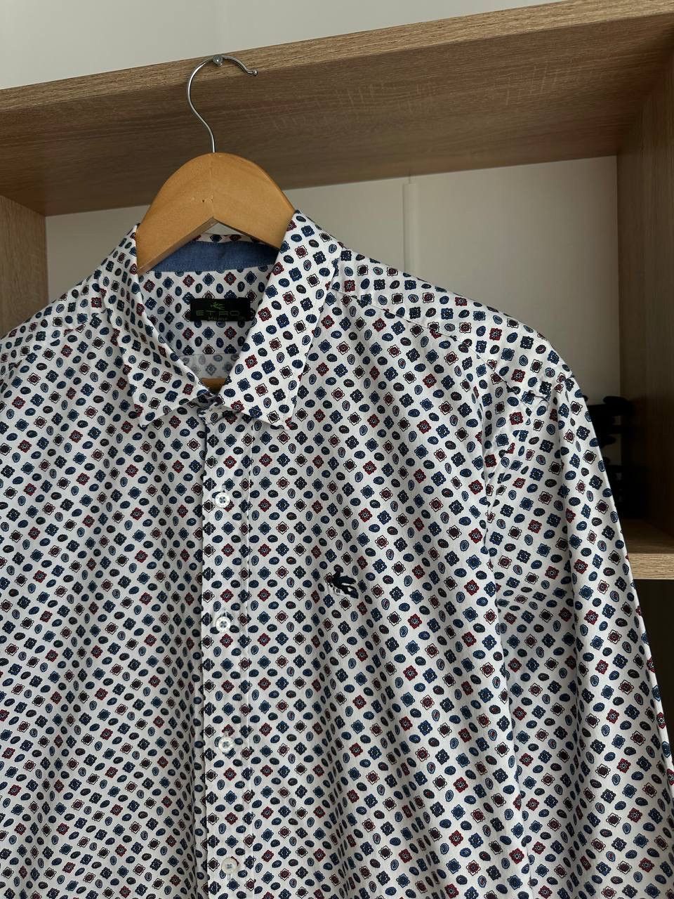 Etro × Vintage Vintage Mens Etro Italy Floral Print Button-Up Shirt Size US M / EU 48-50 / 2 - 7 Thumbnail