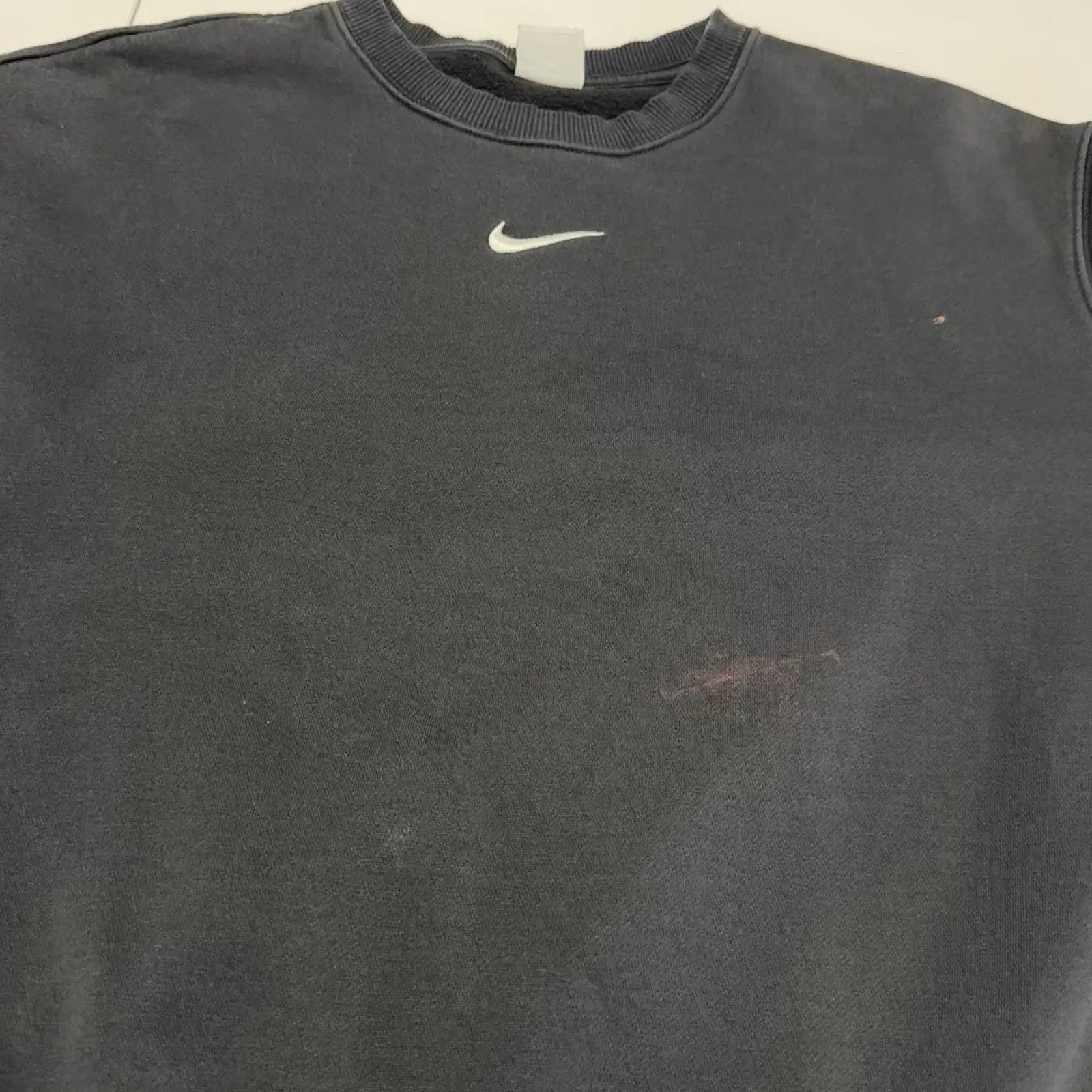 Nike Nike Center Swoosh Sweatshirt Mens Small Black Size US S / EU 44-46 / 1 - 4 Thumbnail
