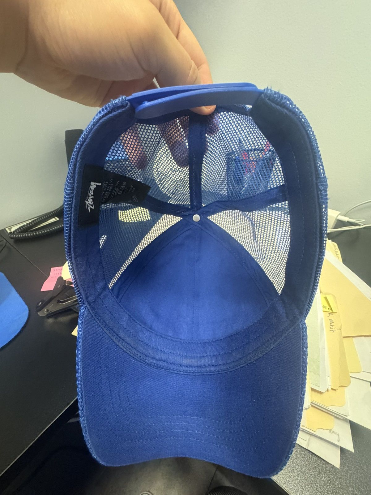 Stussy Stussy Sport Blue Trucker Size ONE SIZE - 4 Thumbnail