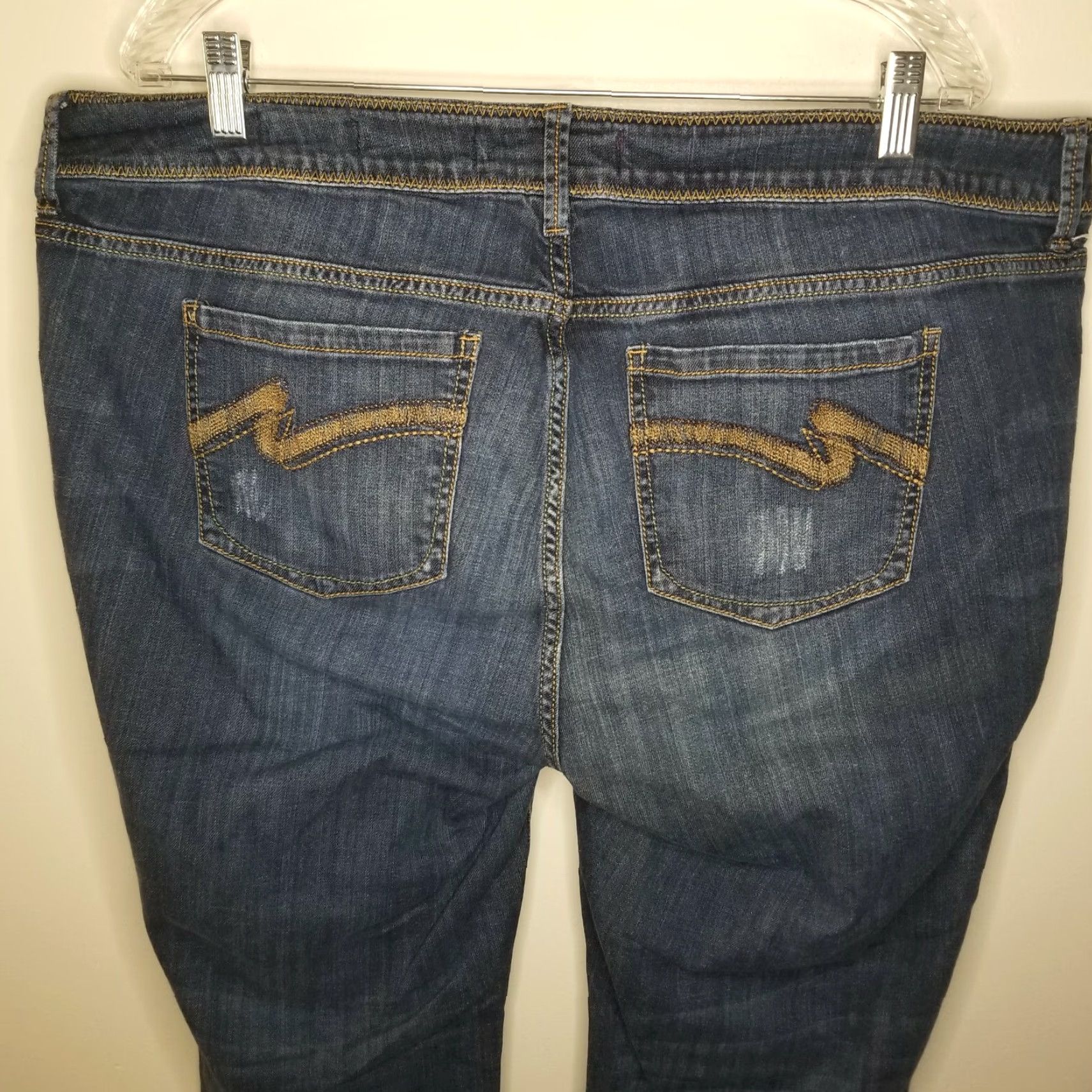 Vintage VINTAGE Z Cavaricci Bootcut Jeans Womens Distressed Blue Size 20 Size 42" / US 20 - 5 Thumbnail