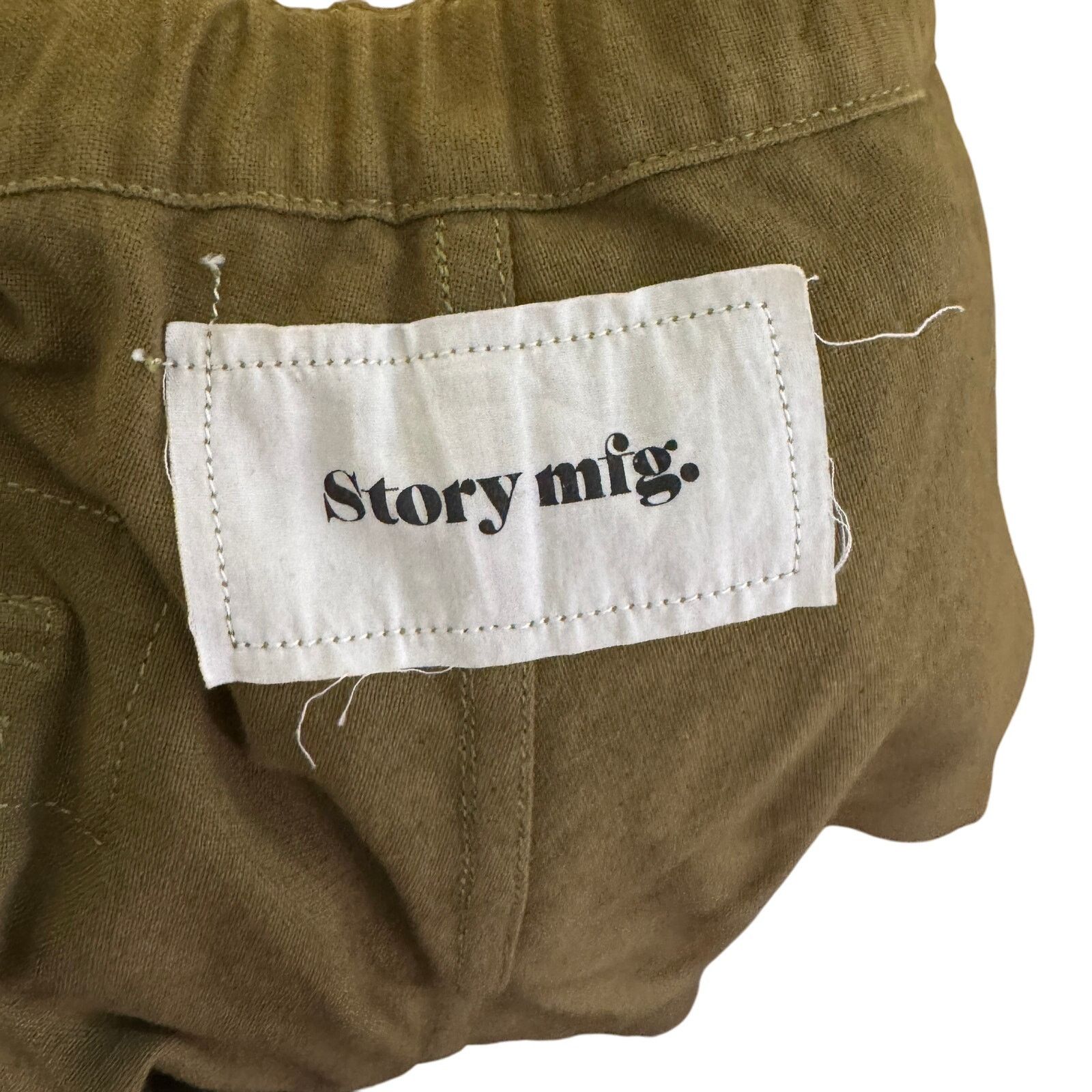 Story Mfg. Story mfg. Khaki Paco Trousers Wideleg slub canvas trousers Size US 30 / EU 46 - 10 Thumbnail