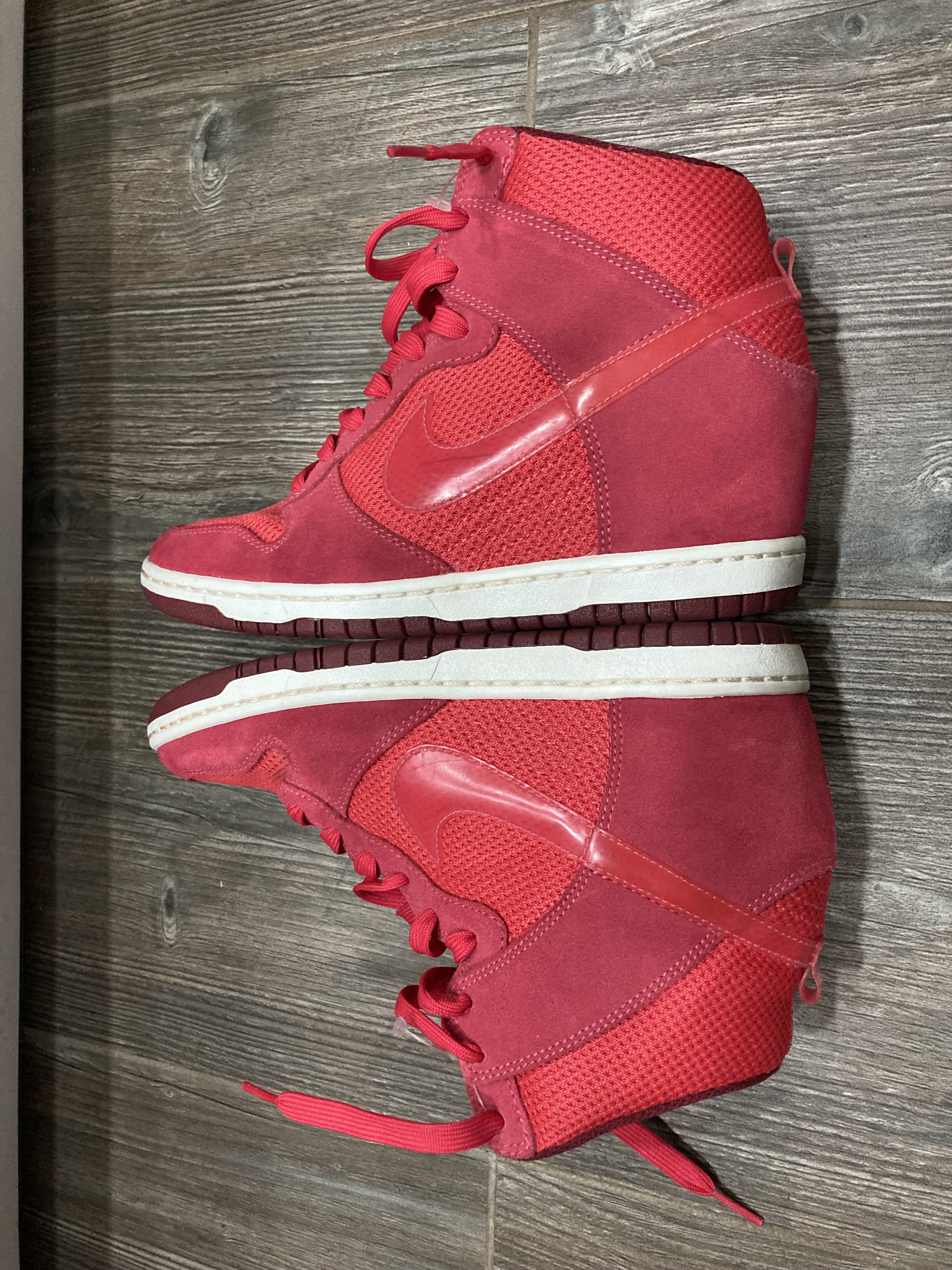 Nike Nike 2013 Dunk Sky High Hidden Wedge Сoral red Size US 8 / IT 38 - 9 Thumbnail