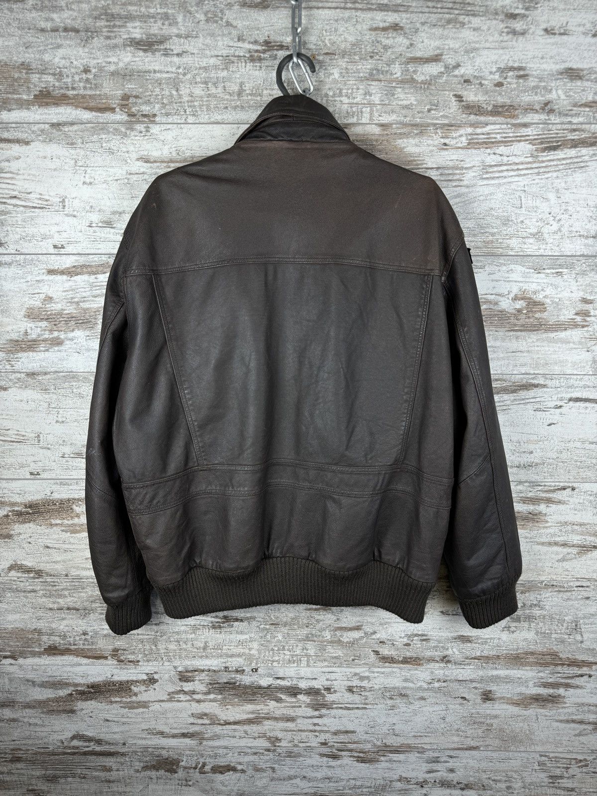 Other Mens Vintage brown George Leather bombers jacket y2k rare Size US XL / EU 56 / 4 - 12 Thumbnail