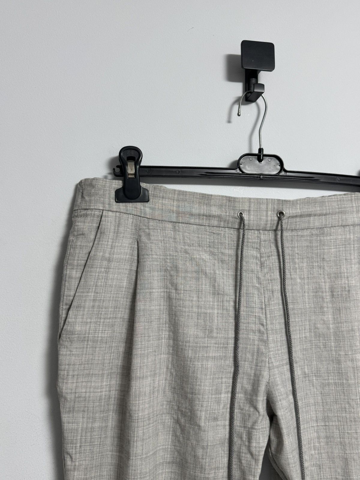 Fabiana Filippi Fabiana Filippi Womens Merino Wool Pants Drawstring Trousers Size 30" / US 8 / IT 44 - 7 Thumbnail