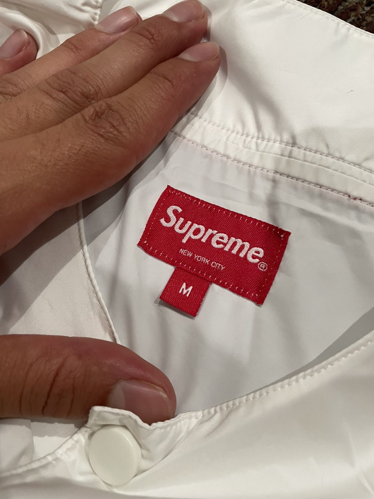 Supreme Supreme Snap-Off Sleeve L/S Baseball Top Size US M / EU 48-50 / 2 - 8 Thumbnail