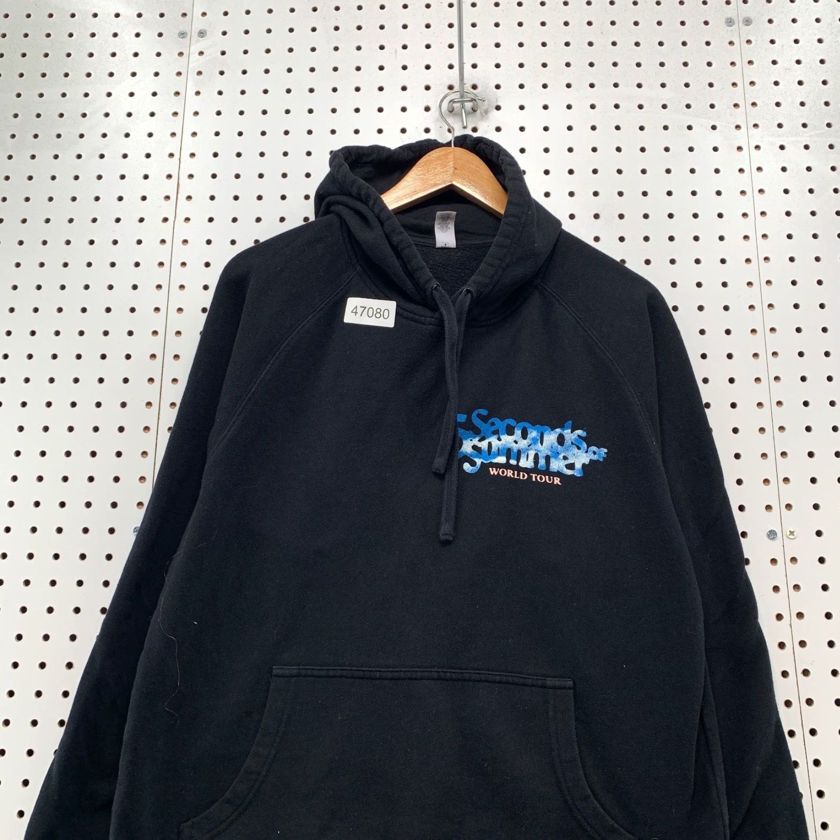 AS Colour 5 Seconds Of Summer Hoodie Mens Medium Black Take My Hand World Tour Shirt Size US L / EU 52-54 / 3 - 3 Thumbnail