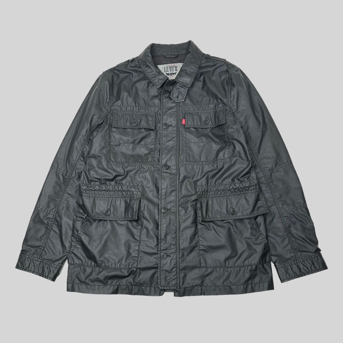 Filson × Levi's Levis x Filson Charcoal Grey Fishing Jacket | Grailed