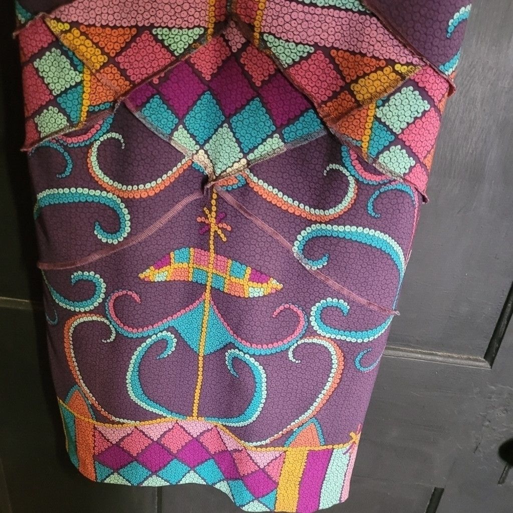 Nicole Miller Nicole Miller , multi colored mini dress, NWOT, Size 0 Size XS / US 0-2 / IT 36-38 - 4 Thumbnail