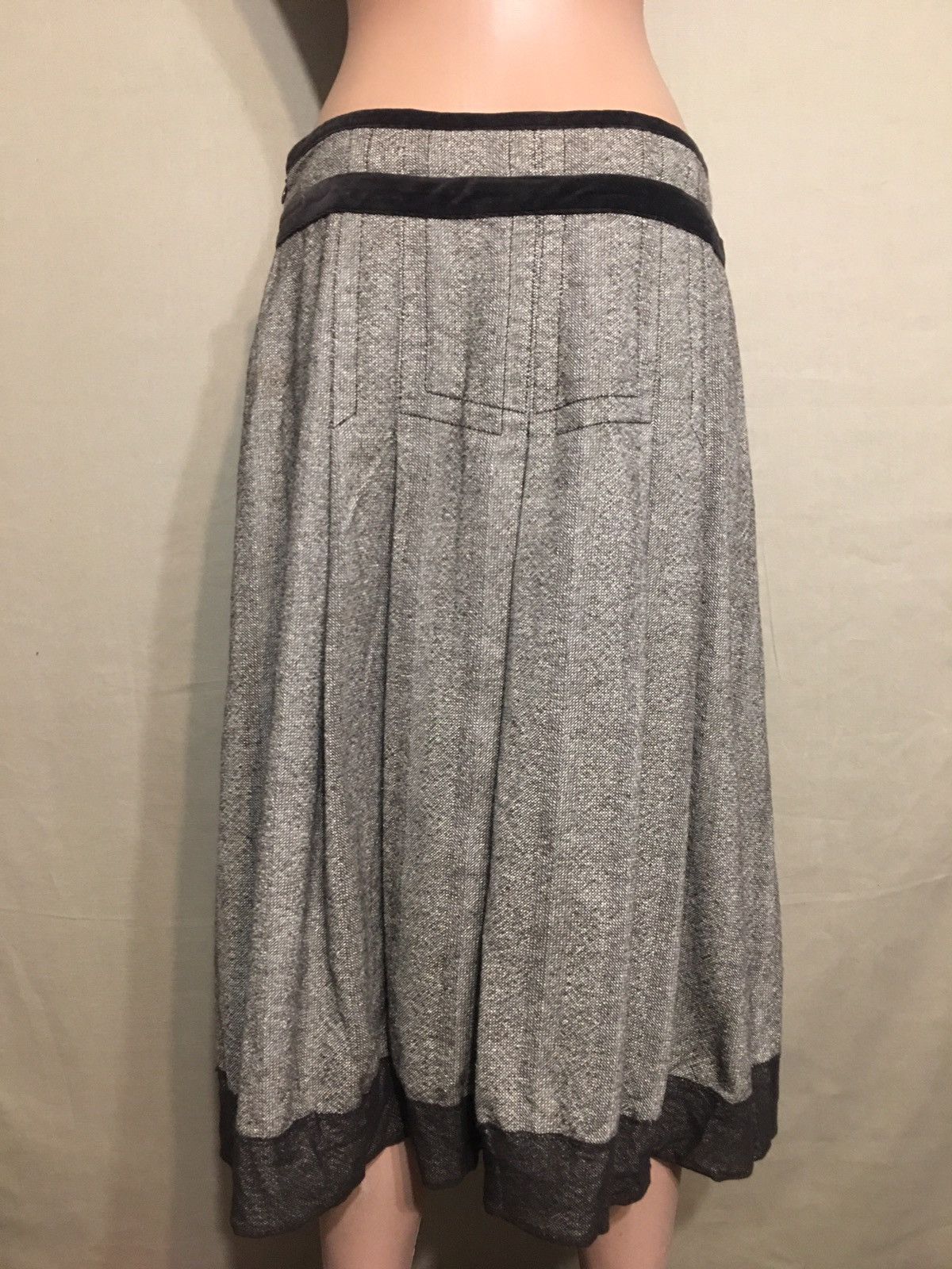 Max Mara Max Mara Weekend Pleated Wool Silk Skirt US 8 EU 40 Size 28" / US 6 / IT 42 - 5 Thumbnail