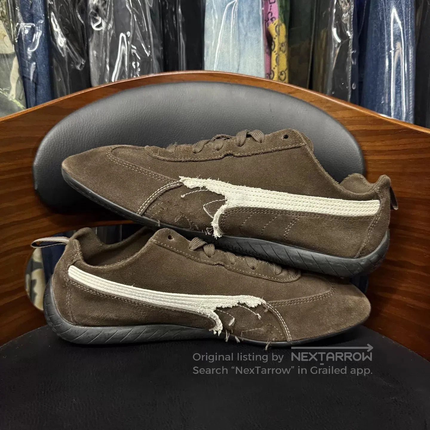 Balenciaga Brown Low-Top Sneakers Size 9. Size US 9 / EU 42 - 7 Thumbnail