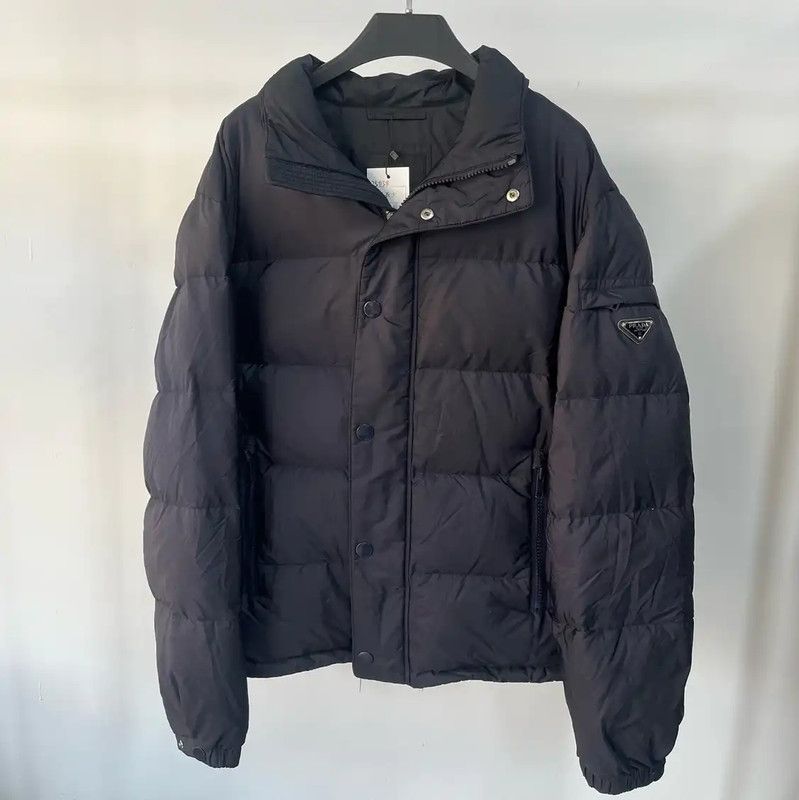 Prada Prada Men's Black Puffer Jacket XXL Size US XXL / EU 58 / 5 - 1 Thumbnail