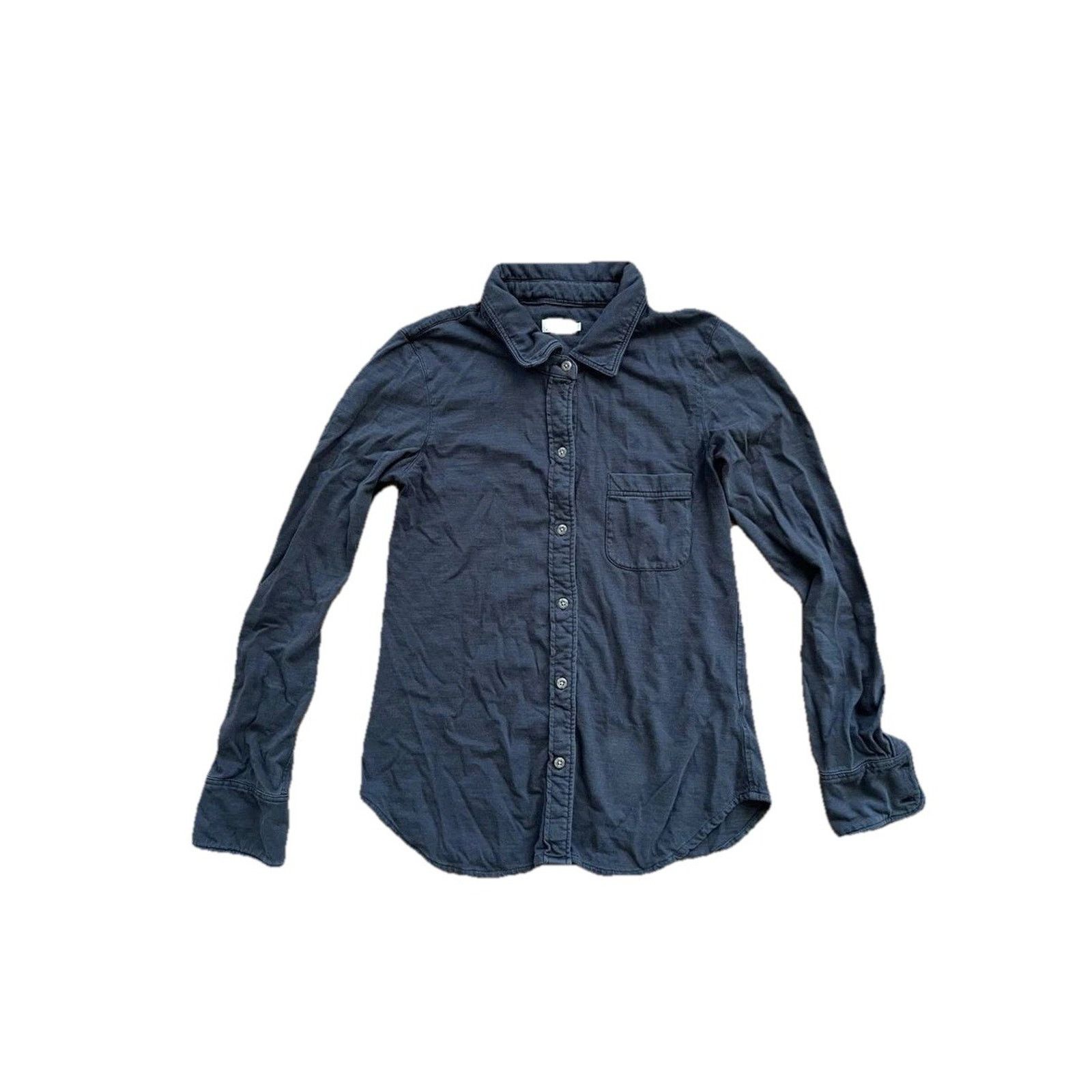 Faherty Faherty Laguna Organic Cotton Shirt Lond Black Small A000866 Size S / US 4 / IT 40 - 3 Thumbnail