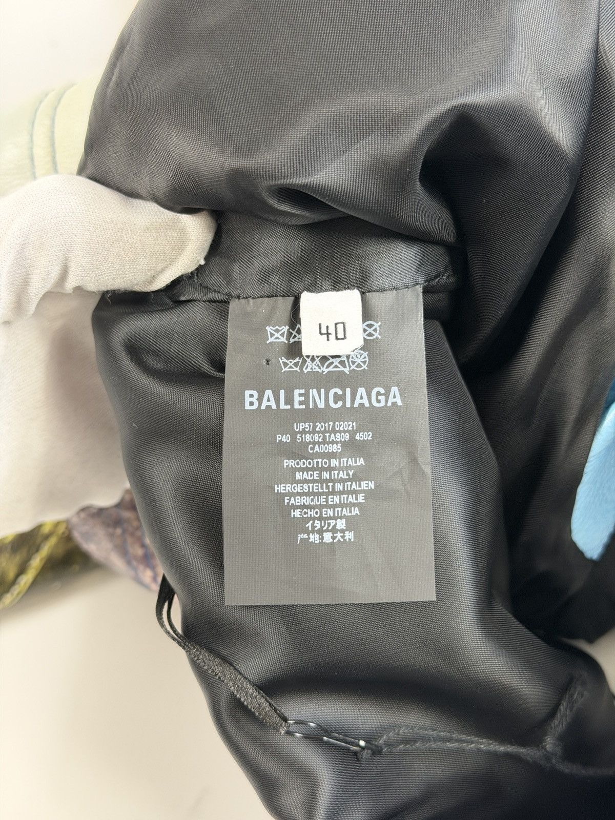 Balenciaga Balenciaga Spring 2018 3 Parts Leather Landscape Print Pants Size US 30 / EU 46 - 12 Thumbnail