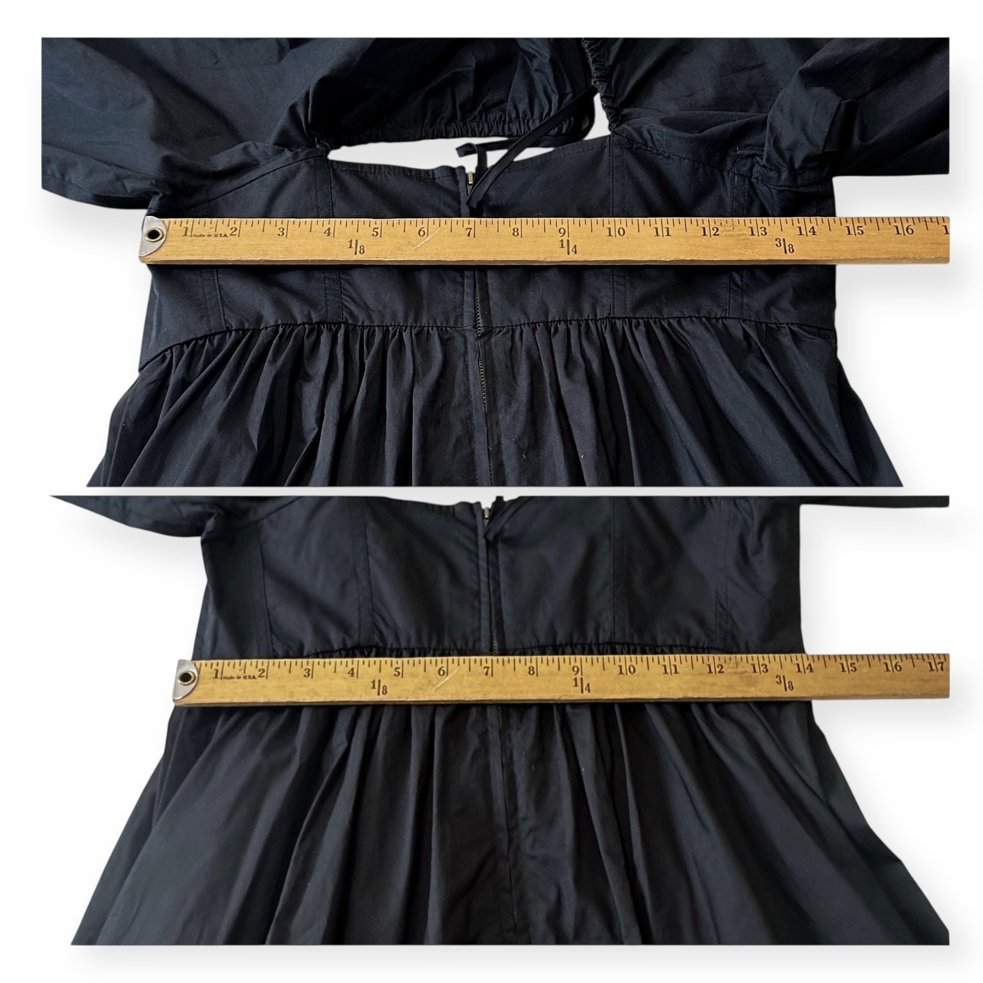 Ulla Johnson Ulla Johnson Alita Dress in Noir/Black, Mini Dress, Size 2, Size XS / US 0-2 / IT 36-38 - 13 Thumbnail