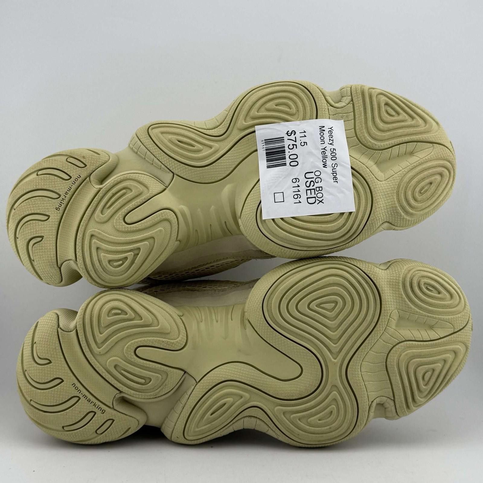 Adidas Adidas Yeezy 500 Super Moon Yellow 11.5 Used No Box DB2966 Size US 11.5 / EU 44-45 - 7 Thumbnail