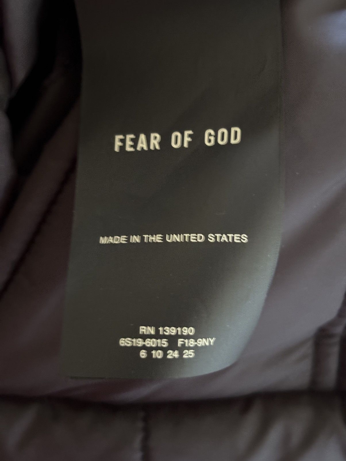 Fear of God Fear of God Sixth Puffer Vest Size US L / EU 52-54 / 3 - 12 Thumbnail