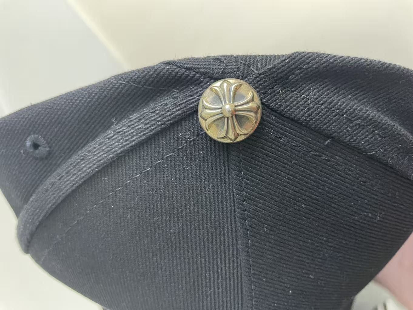 Chrome Hearts Chrome Hearts RS3 Triple Cross Embriodered Baseball Cap Size ONE SIZE - 6 Thumbnail