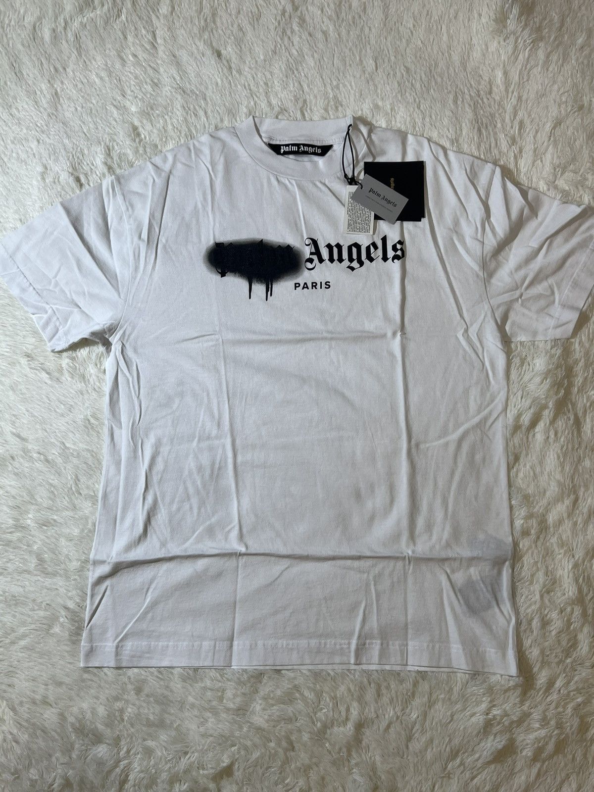 Palm Angels Palm Angels London Sprayed Logo Tee Size US XXL / EU 58 / 5 - 2 Thumbnail
