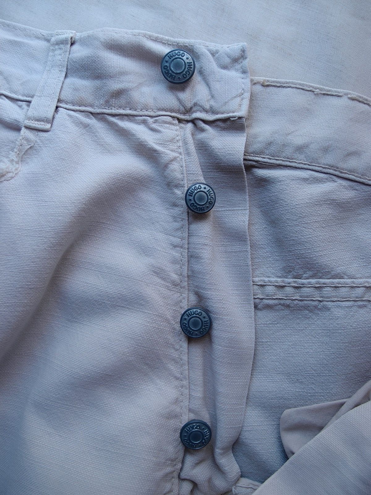 Hugo Boss HUGO BOSS Italian Made Linen Cotton 5 Pocket Pants W32 Size US 32 / EU 48 - 6 Thumbnail