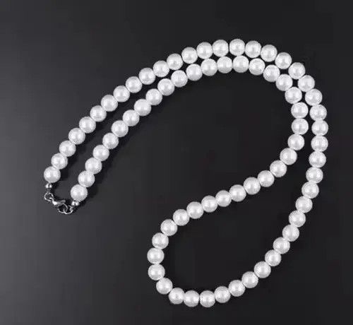 Jewelry Vintage Pearl Necklace Casual Chain Jewelry Classic Size ONE SIZE - 4 Thumbnail