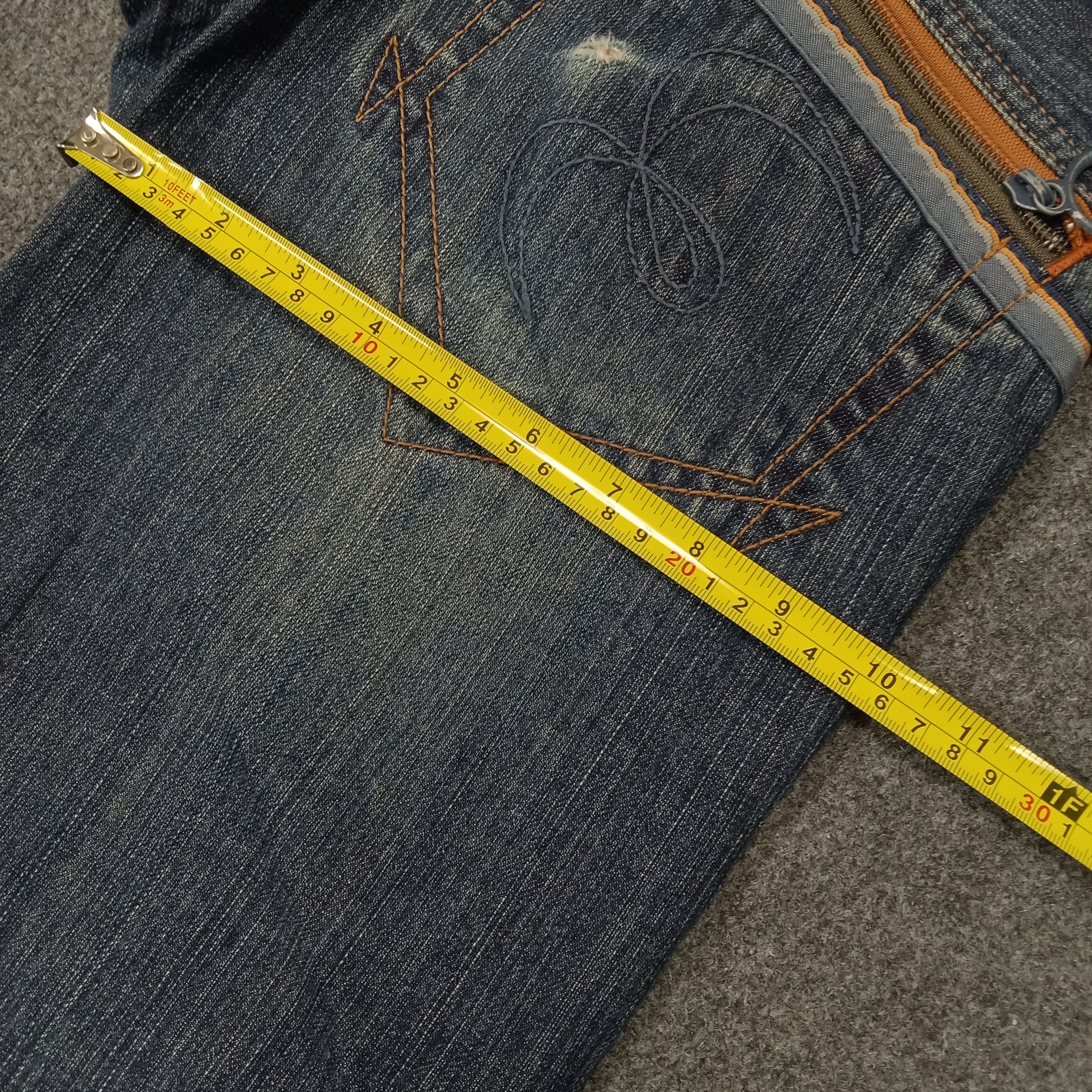 Japanese Brand ET Japanese Brand Bootcut Fading Style Denim Jeans Size 31" - 13 Thumbnail