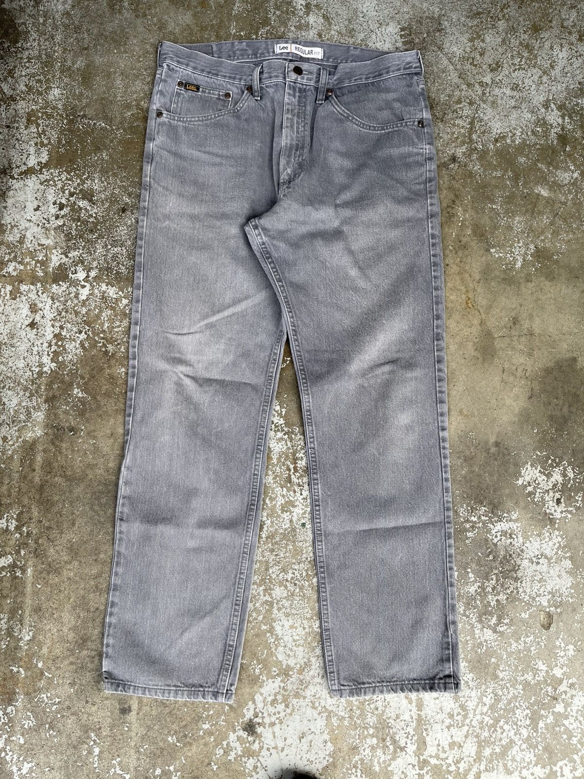 Lee Lee Regular Fit Worwear Denim Pants Size US 34 / EU 50 - 3 Thumbnail