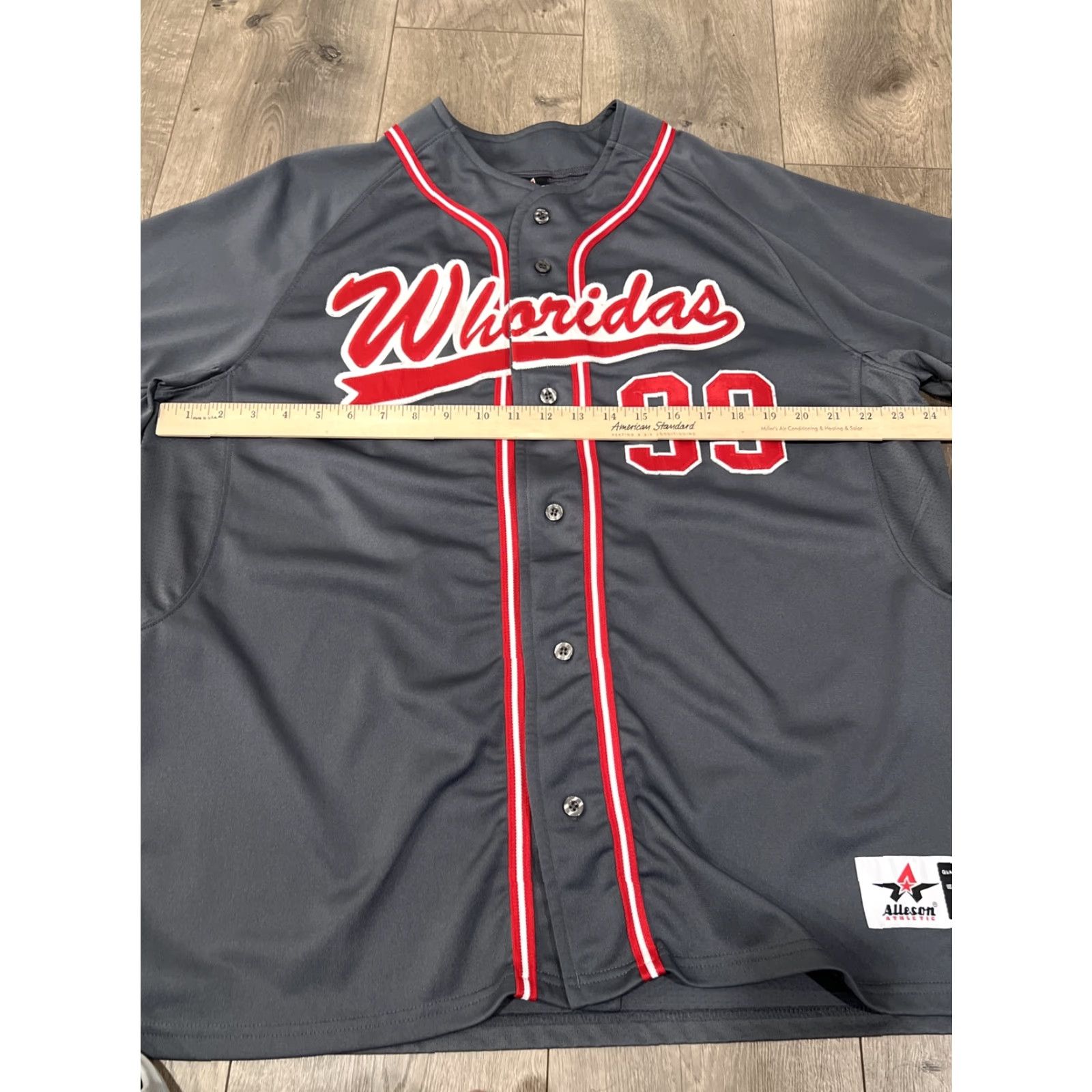 Vintage VINTAGE RARE Whoridas Southpaw Records BASEBALL Jersey Alleson XL Size US XL / EU 56 / 4 - 3 Thumbnail