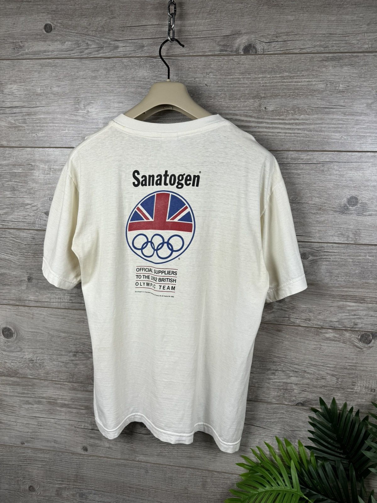 Vintage OFFICIAL SUPPLIERS TO THE 1992 BRITISH OLYMPIC TEAM TEE Size US XL / EU 56 / 4 - 1 Thumbnail