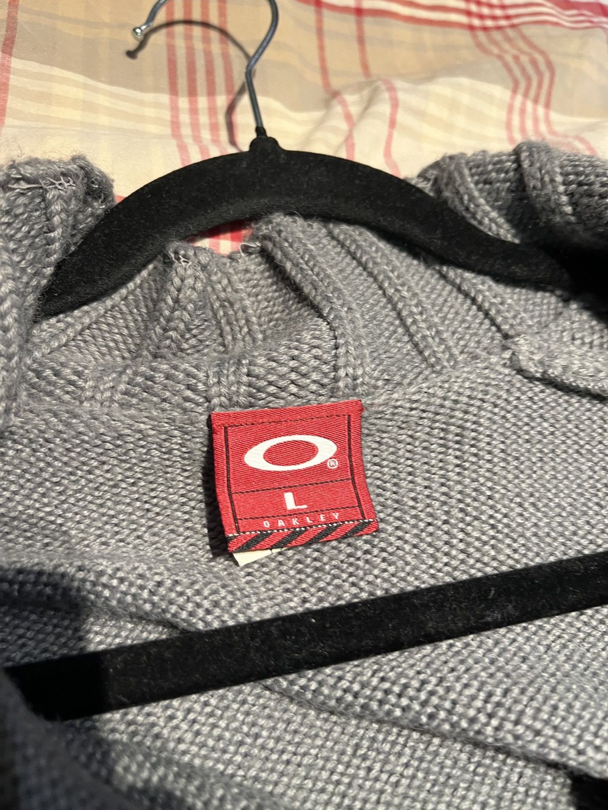 Oakley 2000’s Oakley Heavy Knit Wool Zip Up Jacket Size US L / EU 52-54 / 3 - 8 Thumbnail